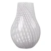Broste Copenhagen Maljakot^Ada Cross Stripe -maljakko 22,5 cm, Lavender grey