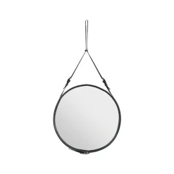 GUBI Pyöreät Peilit|Seinäpeilit^Adnet pyöreä peili, Black, large