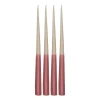 Scandi Essentials Kynttilät^Affinity antiikkikynttilä kaksivärinen 4-pakkaus 32 cm, Beige-red