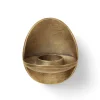 Ferm Living Kynttilälyhdyt & Kynttilävadit^Agapé tuikkukuppi seinä, Brass finish