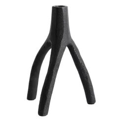 MUUBS Kynttilänjalat & Kyntteliköt^Aion kynttilänjalka XL 22 cm, Musta