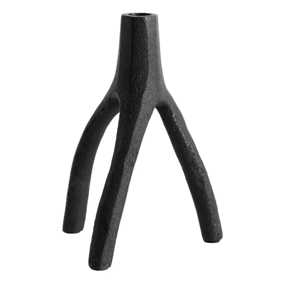 MUUBS Kynttilänjalat & Kyntteliköt^Aion kynttilänjalka XL 22 cm, Musta