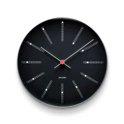 Arne Jacobsen Clocks Seinäkellot^AJ Bankers seinäkello musta, Ø 29 cm