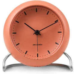 Arne Jacobsen Clocks Pöytäkellot^AJ City Hall pöytäkello, Pale orange