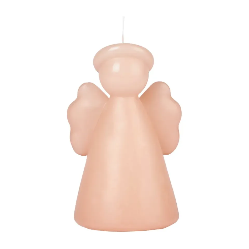Broste Copenhagen Kynttilät^Angel veistos valo 14 cm, Dusty peach rose