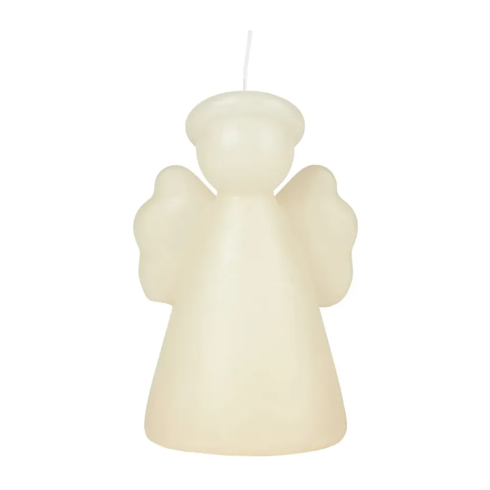 Broste Copenhagen Kynttilät^Angel veistos valo 14 cm, Off white