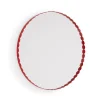 HAY Pyöreät Peilit|Seinäpeilit^Arcs Mirror -peili Ø 60 cm, Red