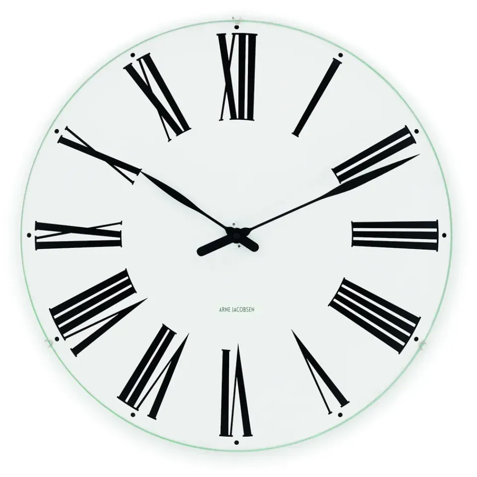 Arne Jacobsen Clocks Seinäkellot^Arne Jacobsen Roman seinäkello, Ø 16 cm