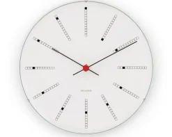 Arne Jacobsen Clocks Seinäkellot^Arne Jacobsenin Bankers kello, Ø 210 mm