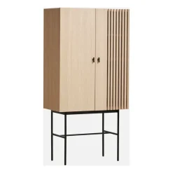 Woud Kaapit & Vitriinit^Array kaappi, 80 cm, Valkopigmentoitu tammi