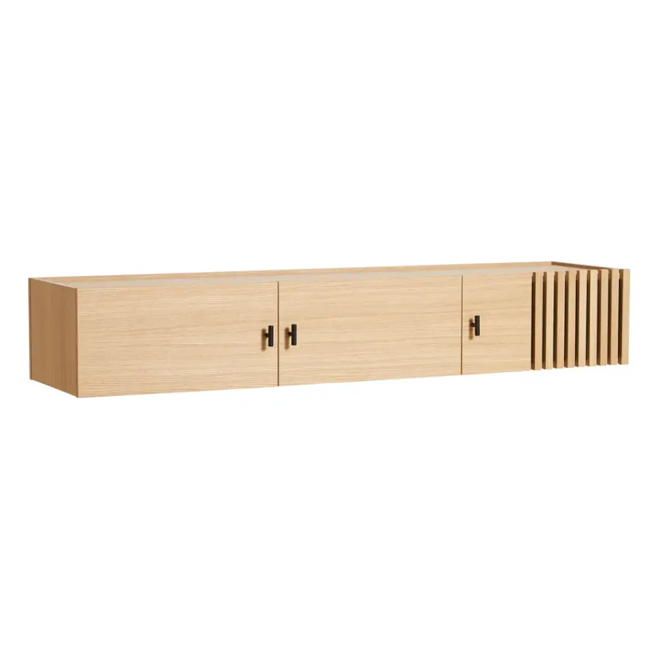 Woud Tv-Tasot & Mediakalusteet|Senkit & Sivupöydät^Array seinälle asennettava sideboard, 150 cm, Valkopigmentoitu tammi
