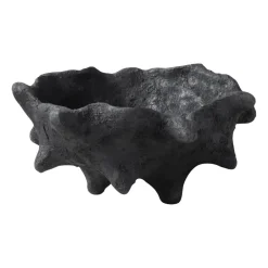 Mette Ditmer Koristekulhot^Art piece kastanj Ø20 cm, Black
