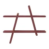 Andersen Furniture Hyllyt & Hyllyjärjestelmät^A-Shelf seinähylly Special Edition, Wine red M 52x9x46 cm