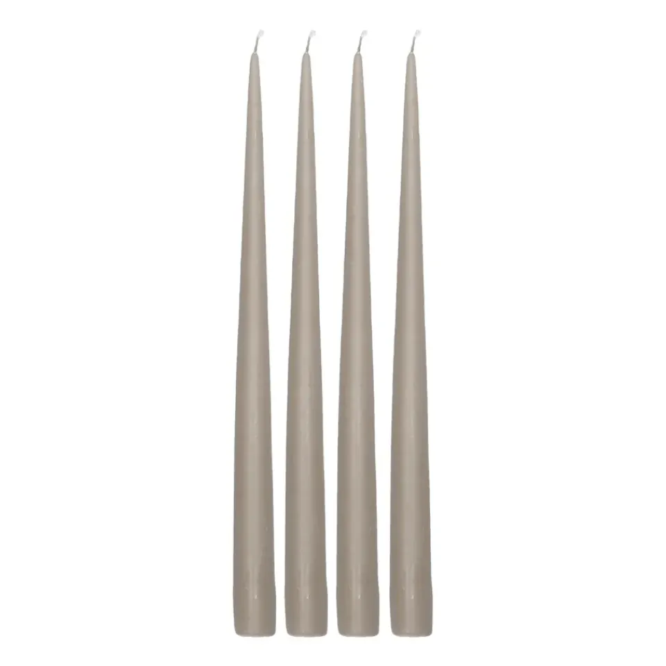 Scandi Essentials Kynttilät^Atmosphere antiikkikynttilä 4-pakkaus 32 cm, Taupe