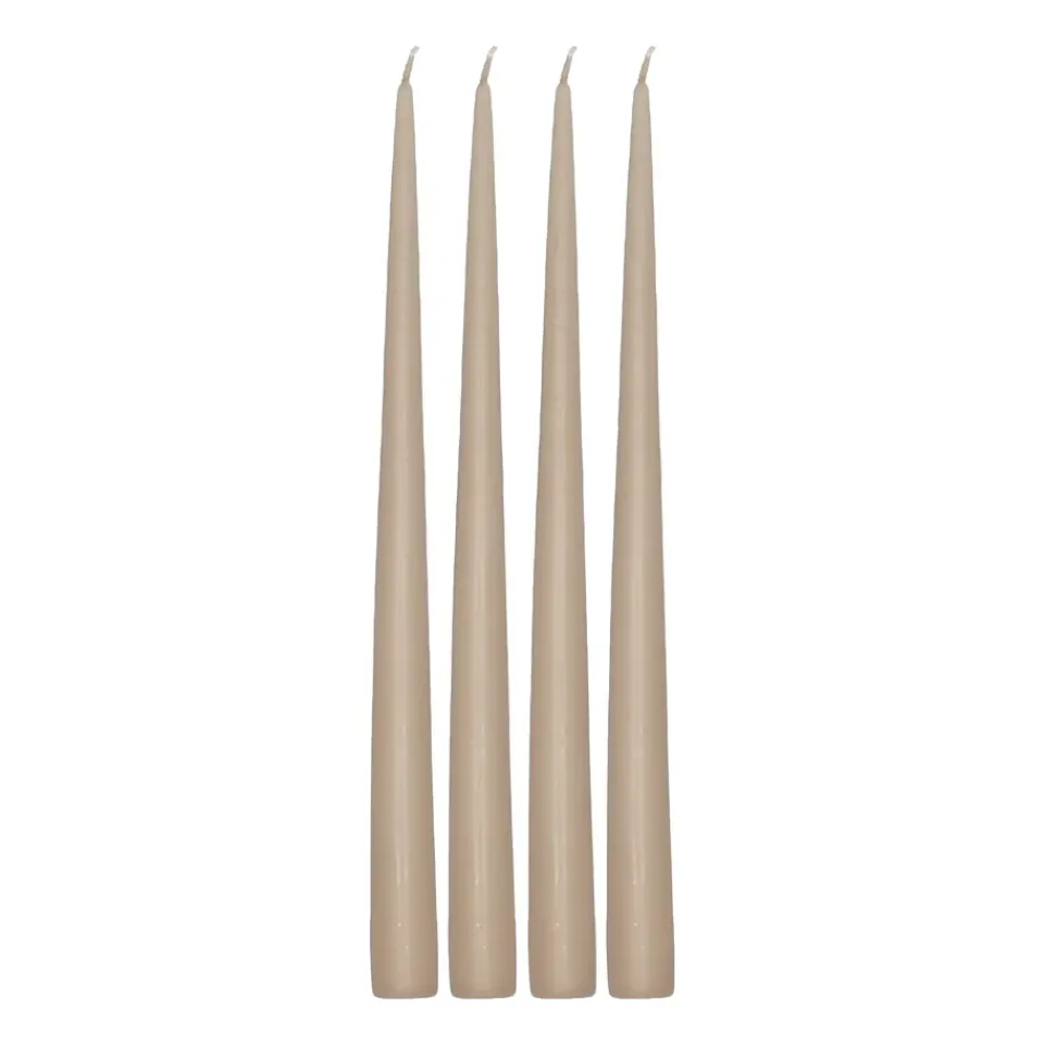 Scandi Essentials Kynttilät^Atmosphere antiikkikynttilä 4-pakkaus 32 cm, Hiekka