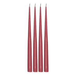 Scandi Essentials Kynttilät^Atmosphere antiikkikynttilä 4-pakkaus 32 cm, Dark red