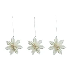 Watt & Veke Joulukoristeet^Aurora julkoriste 3-pakkaus, White-brown