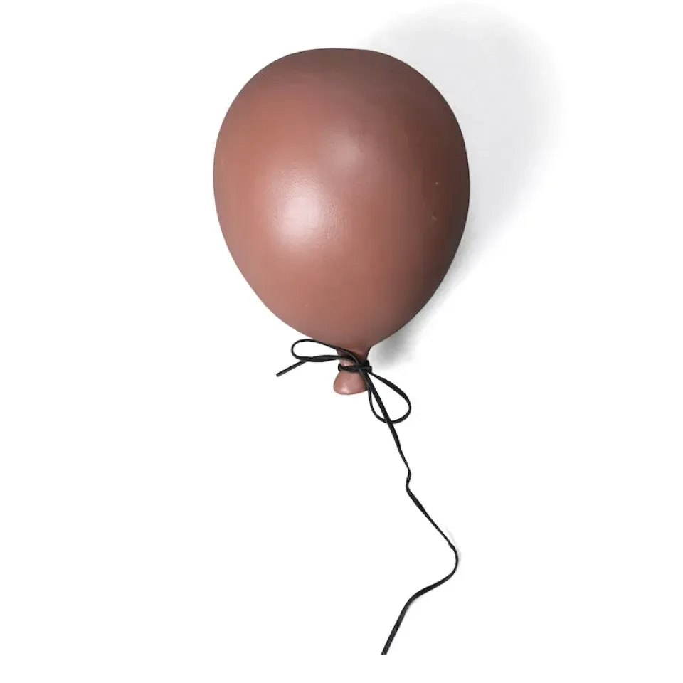 Byon Lastenhuoneen Sisustus|Lastenhuoneen Sisustus^Balloon koriste, 17 cm, Dusty red