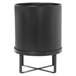 Ferm Living Ruukut^Bau -kukkaruukku suuri Ø28 cm, Musta