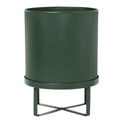 Ferm Living Ruukut^Bau -kukkaruukku suuri Ø28 cm, Tummanvihreä
