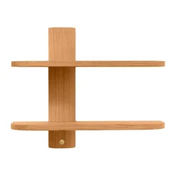 Andersen Furniture Hyllyt & Hyllyjärjestelmät^Bend seinähylly, Öljytty Nature Oak, 50×18×40 cm