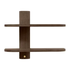 Andersen Furniture Hyllyt & Hyllyjärjestelmät^Bend seinähylly, Savustettu öljytty tammi, 50×18×40 cm