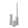 Georg Jensen Kynttilänjalat & Kyntteliköt^Bernadotte kynttilänjalka 3 osaa, Ruostumaton teräs