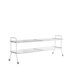 Maze Kenkähyllyt^Bill Shoe Shelf L -kenkähylly, Valkoinen
