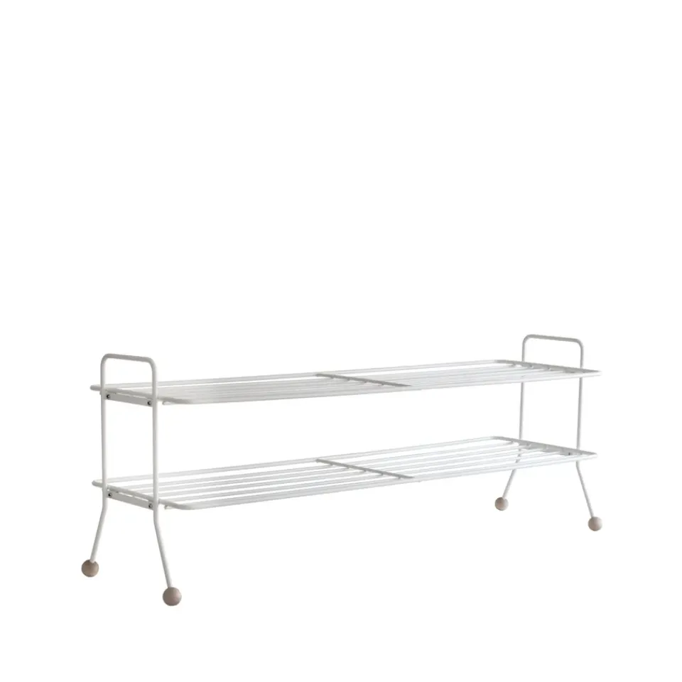 Maze Kenkähyllyt^Bill Shoe Shelf L -kenkähylly, Valkoinen
