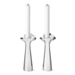 Georg Jensen Kynttilänjalat & Kyntteliköt^Bloom Botanica kynttilänjalka 2-pakkaus, Ruostumaton teräs