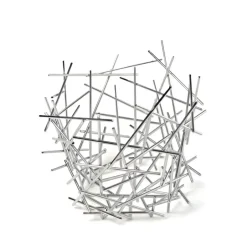 Alessi Säilytyskorit^Blow up -sitrushedelmäkori, Ruostumaton teräs