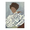Paper Collective Julisteet^Blue Curls juliste, 50x70 cm