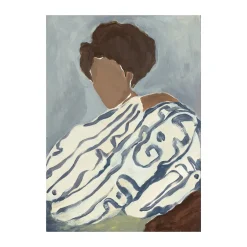 Paper Collective Julisteet^Blue Curls juliste, 50x70 cm