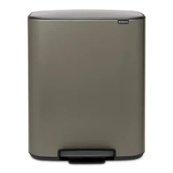 Brabantia Poljinämpärit^Bo bin poljinroskis 2x30 L, Platina