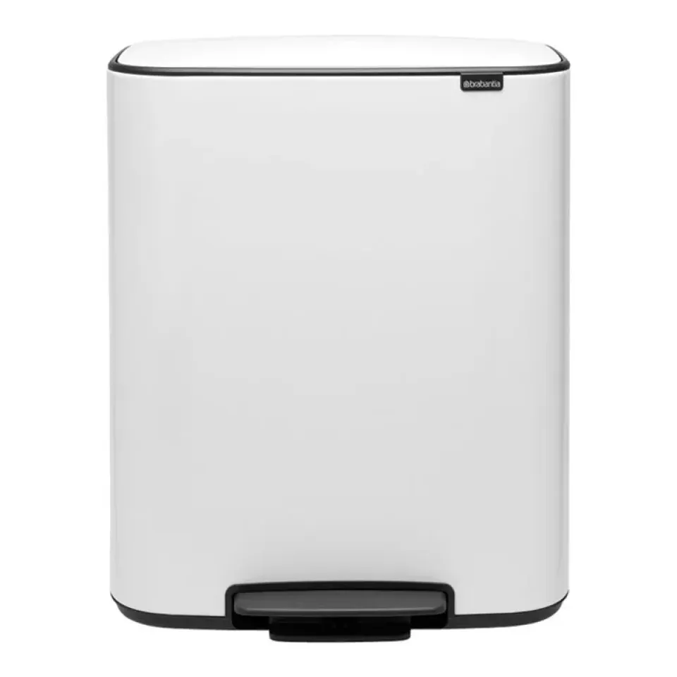 Brabantia Poljinämpärit^Bo bin poljinroskis 2x30 L, White