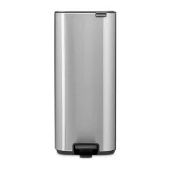 Brabantia Poljinämpärit^Bo poljinroskakori 30 l, Matt teräs sormenjälkiä hylkivä