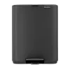 Brabantia Poljinämpärit^Bo poljinroskakori 12 l, Mineral Infinite Grey