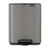 Brabantia Poljinämpärit^Bo poljinroskakori 7 l, Platina