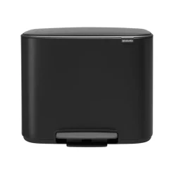 Brabantia Poljinämpärit^Bo poljinroskakori 3x11 l, matto musta