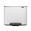 Brabantia Poljinämpärit^Bo poljinroskakori 3x11 l, valkoinen