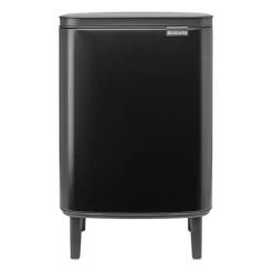 Brabantia Poljinämpärit^Bo roskakori korkea 12 l, Mattamusta