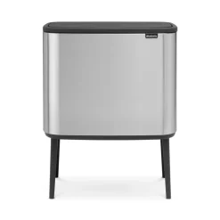 Brabantia Poljinämpärit^Bo touch bin 11+23 litraa, matta ruostumaton teräs