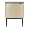 Brabantia Poljinämpärit^Bo touch bin 3 x 11 litraa, Metallic Gold