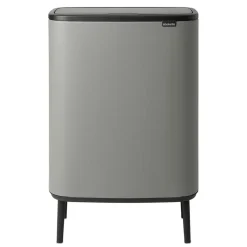 Brabantia Paperikorit^Bo touch bin high 2x30 L, Mineral concrete grey