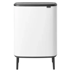 Brabantia Paperikorit^Bo touch bin high 2x30 L, Valkoinen