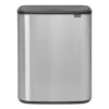 Brabantia Paperikorit^Bo touch bin 2x30 L, Mattaharjattu teräs