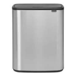 Brabantia Paperikorit^Bo touch bin 2x30 L, Mattaharjattu teräs