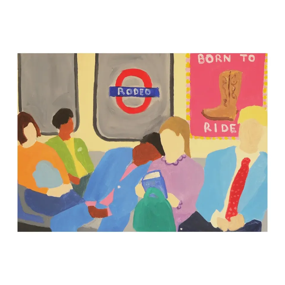 Paper Collective Julisteet^Born To Ride -juliste, 30x40 cm
