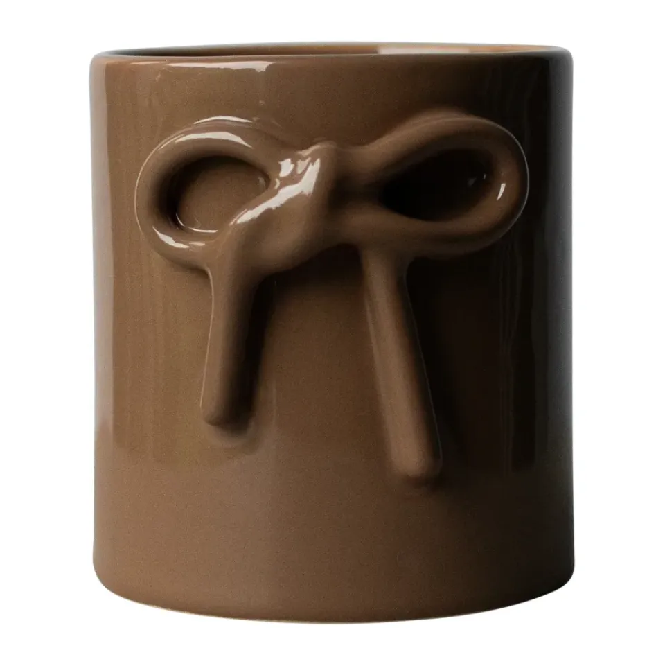DBKD Ruukut^Bow ruukku Ø11 cm, Shiny nougat