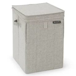 Brabantia Pyykkikorit^pinottava pyykkikori 35 litraa, Vaaleanharmaa